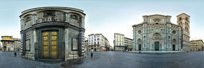 view of florence's duomo and baptistery