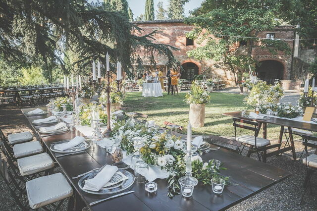 Castelletto, wedding set-up