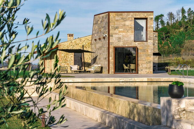 Pool view, Villa Fibbiano