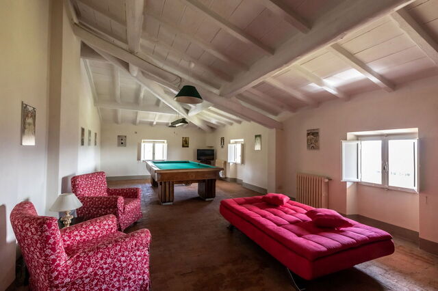 Villa Agata, games room