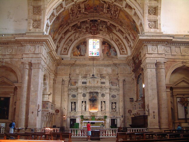 Sanctuary of the Madonna di San Biagio, interior
