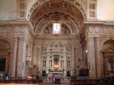 Sanctuary of the Madonna di San Biagio, interior