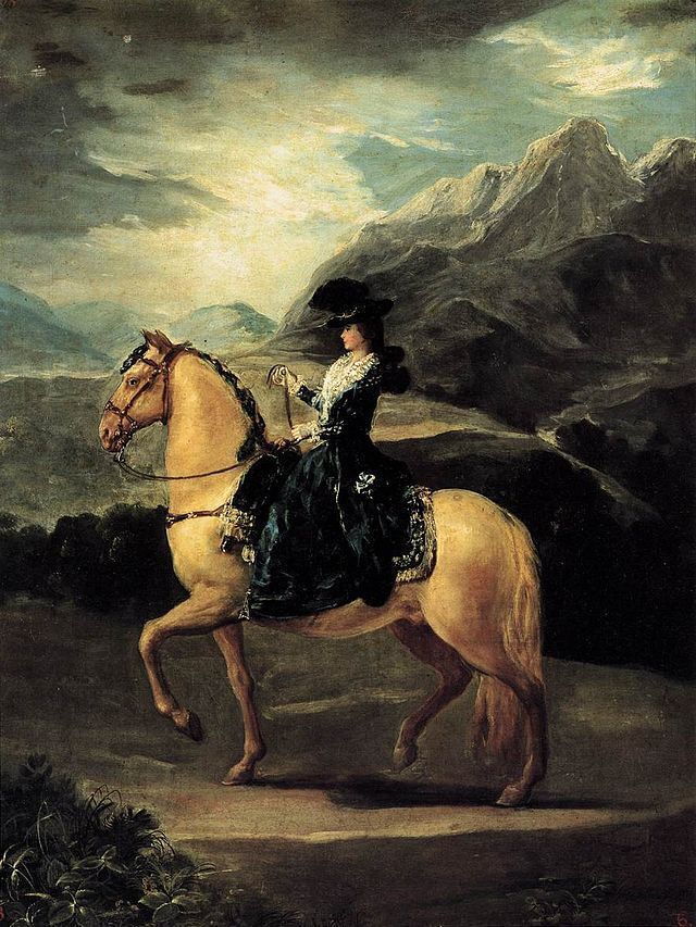 Portrait of María Teresa in uffizi gallery