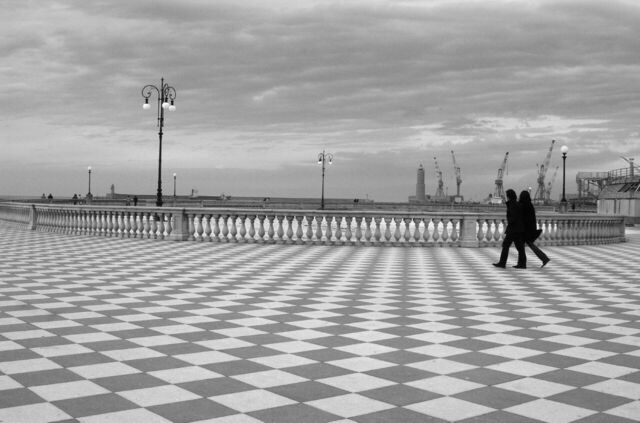 Terrazza Mascagni, black and white