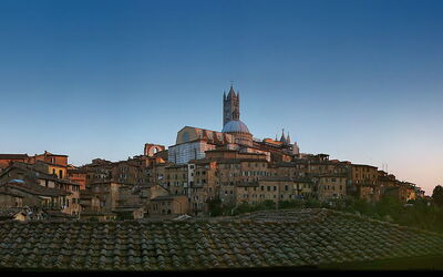 View of Siena city