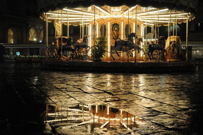 The carousel in Piazza della Reppublica