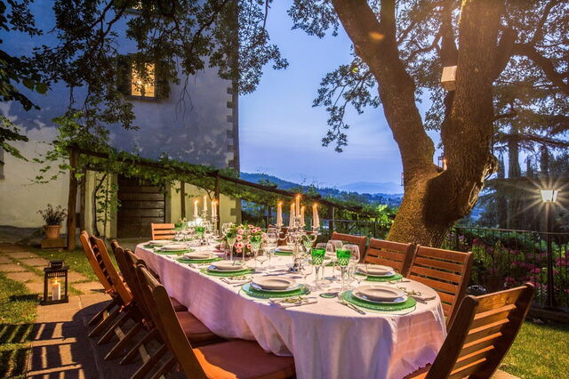Palazzo Rosadi, dining al fresco