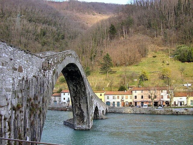 View of Borgo a Mozzano