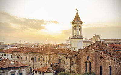 Sunset over Prato