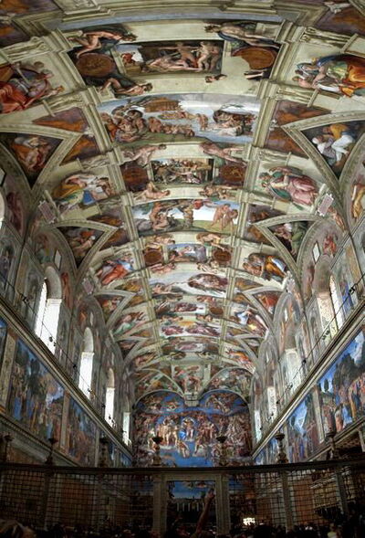 Michelangelo's Sistine chapel ceiling