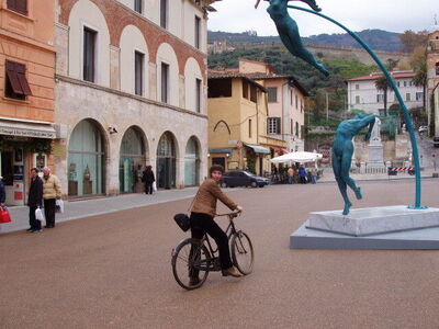 Main square of Pietrasanta