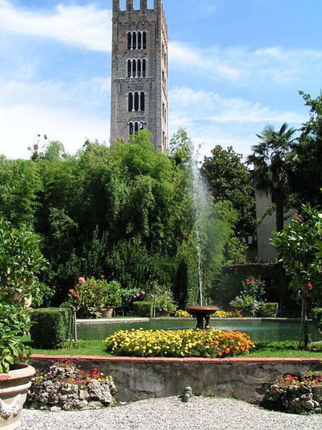 Palazzo Pfanner fountain