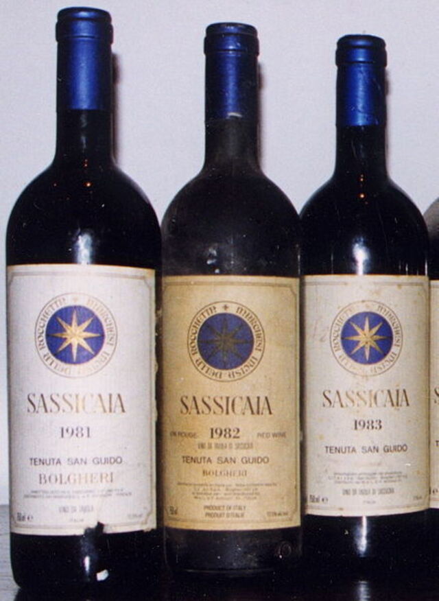 Sassicaia wine