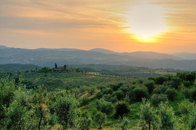 View of Florentine countryside