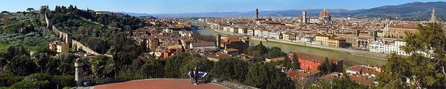 view from michelangelo park