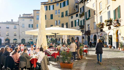 Dining out in Lucca
