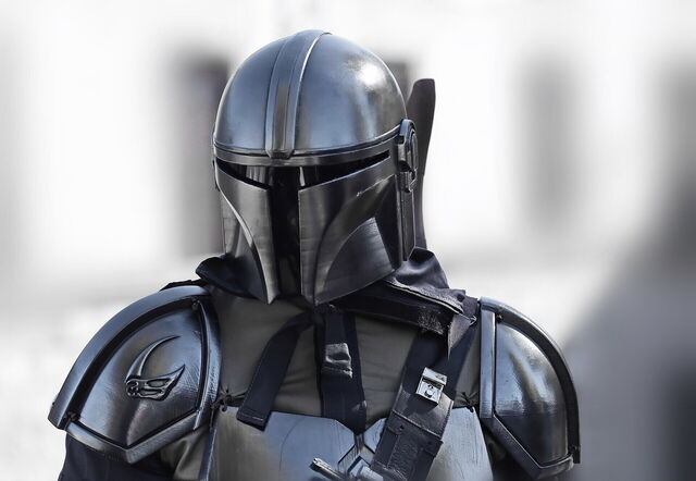 A Madalorian cosplay at Lucca Comics