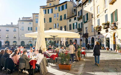 Dining out in Lucca