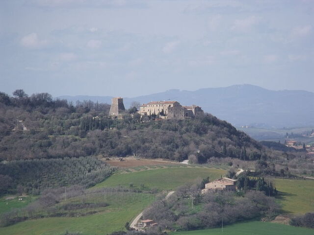 View of Bagno Vignoni