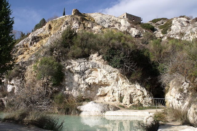 Grotto at Bagno Vignoni