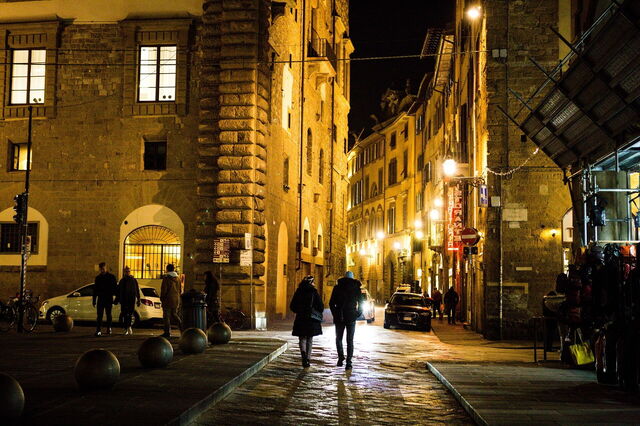 Florence at night