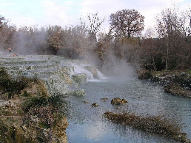 Manciano hot springs of Saturnia