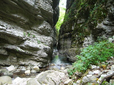 orrido di botri gorge