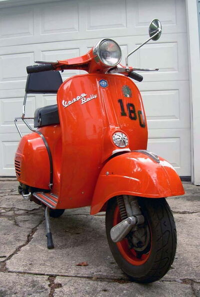 sixties style vespa