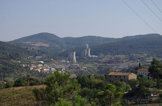 View of Larderello