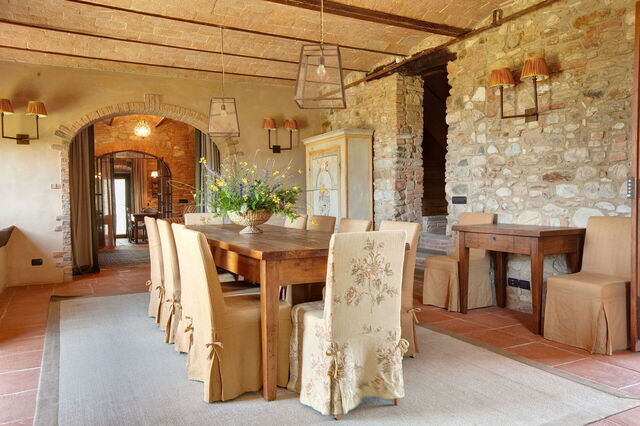 Mattei Villa, dining room