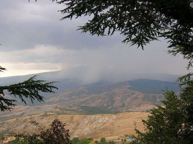 View from Rocca di Radicofani