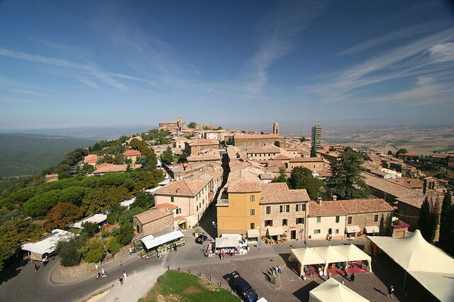 View from Montalcino Castle