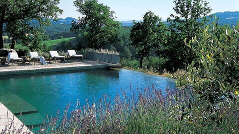 Le Porciglia, view and pool