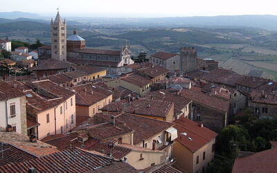 View over Massa Marittima