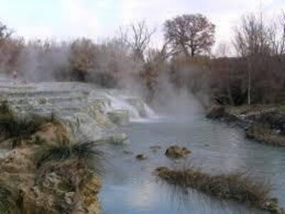 Thermal springs in Saturnia
