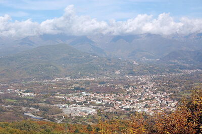View of Villafranca in Lunigiana