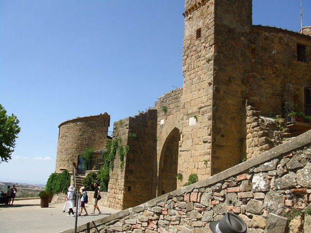 gate into Monticchiello