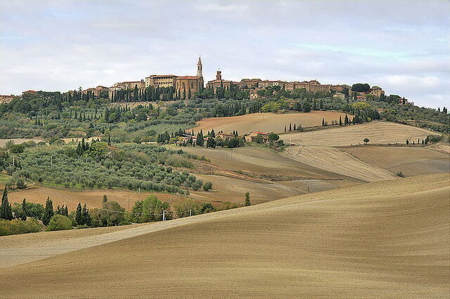 View of Pienza town
