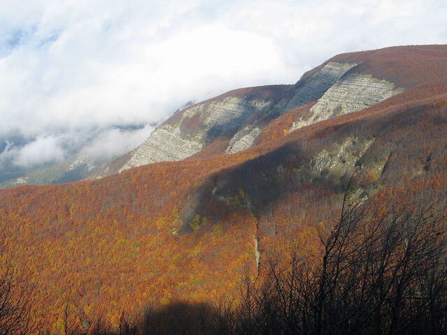 Mountains in the Casentinesi National Park