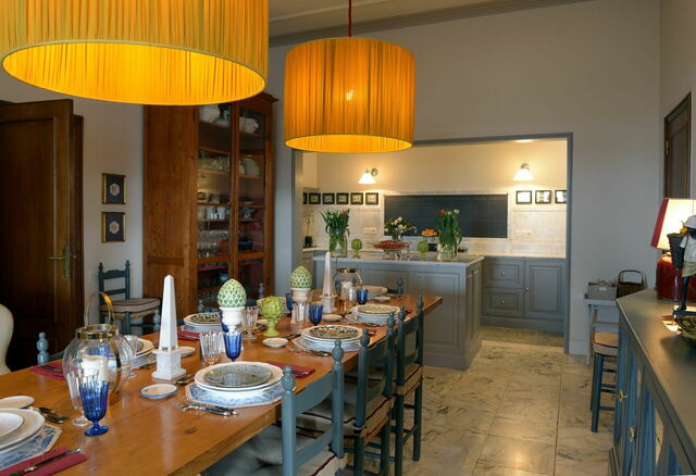 Dining room, Villa Agnola