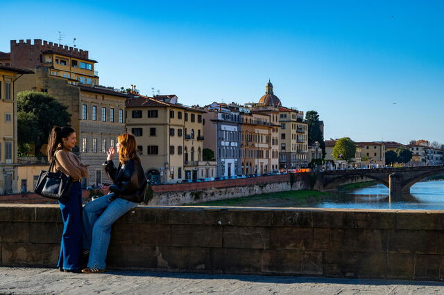 Florence skyline at sunset