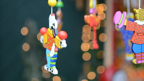 Christmas lights and decorations