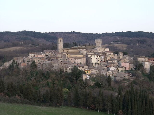 View of San Casciano dei Bagni