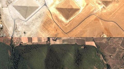 Pontassieve hills aerial view