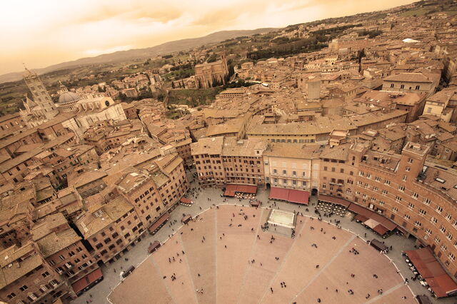 Piazza del campo in Siena