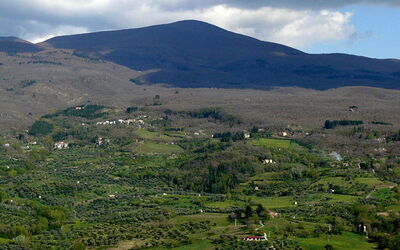 View of mount Amiata