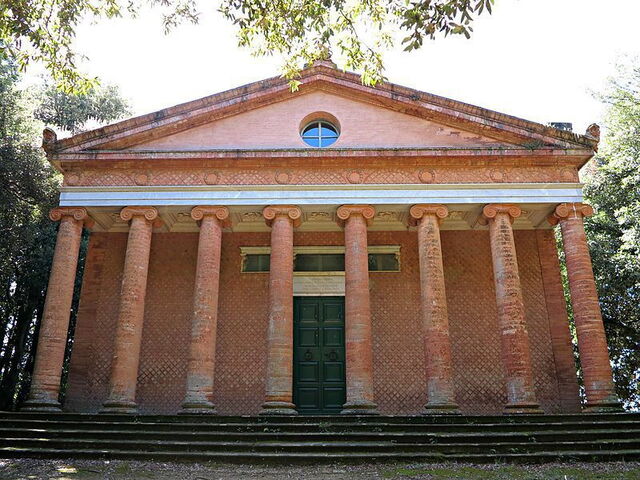 Facade of Tempio di Minerva Medica, Montefoscoli