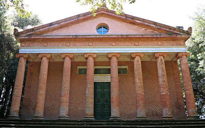 Facade of Tempio di Minerva Medica, Montefoscoli