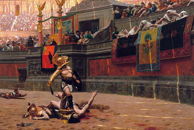 Gerome's imaging of gladiators