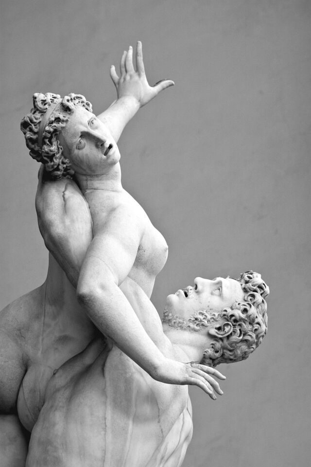 Giambologna's, Rape of the Sabine Women, detail